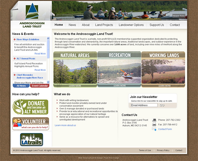 Androscoggin Land Trust Home Page
