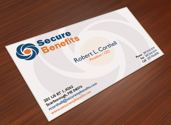Secure Benefits Business Card Design